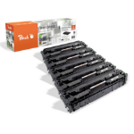 Peach PT1146 tonercartridge 5 stuk(s) Compatibel Zwart, Cyaan, Magenta, Geel
