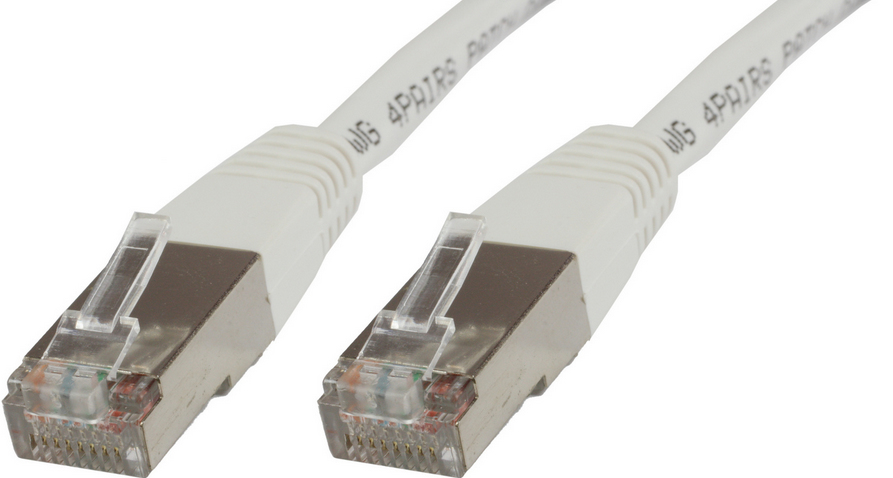 Microconnect STP60025W networking cable White 0.25 m Cat6 F/UTP (FTP)