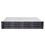 Infortrend JB312R 2U/12bay DualCtrl 4x SAS-12G NAS Rack (2U) Black, Grey