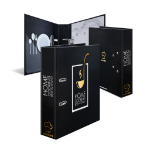 HERMA 19668 ring binder A4 Black, Gold, White