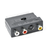 Gembird CCV-4415 video kabel adapter SCART (21-pin) 3 x RCA + S-Video