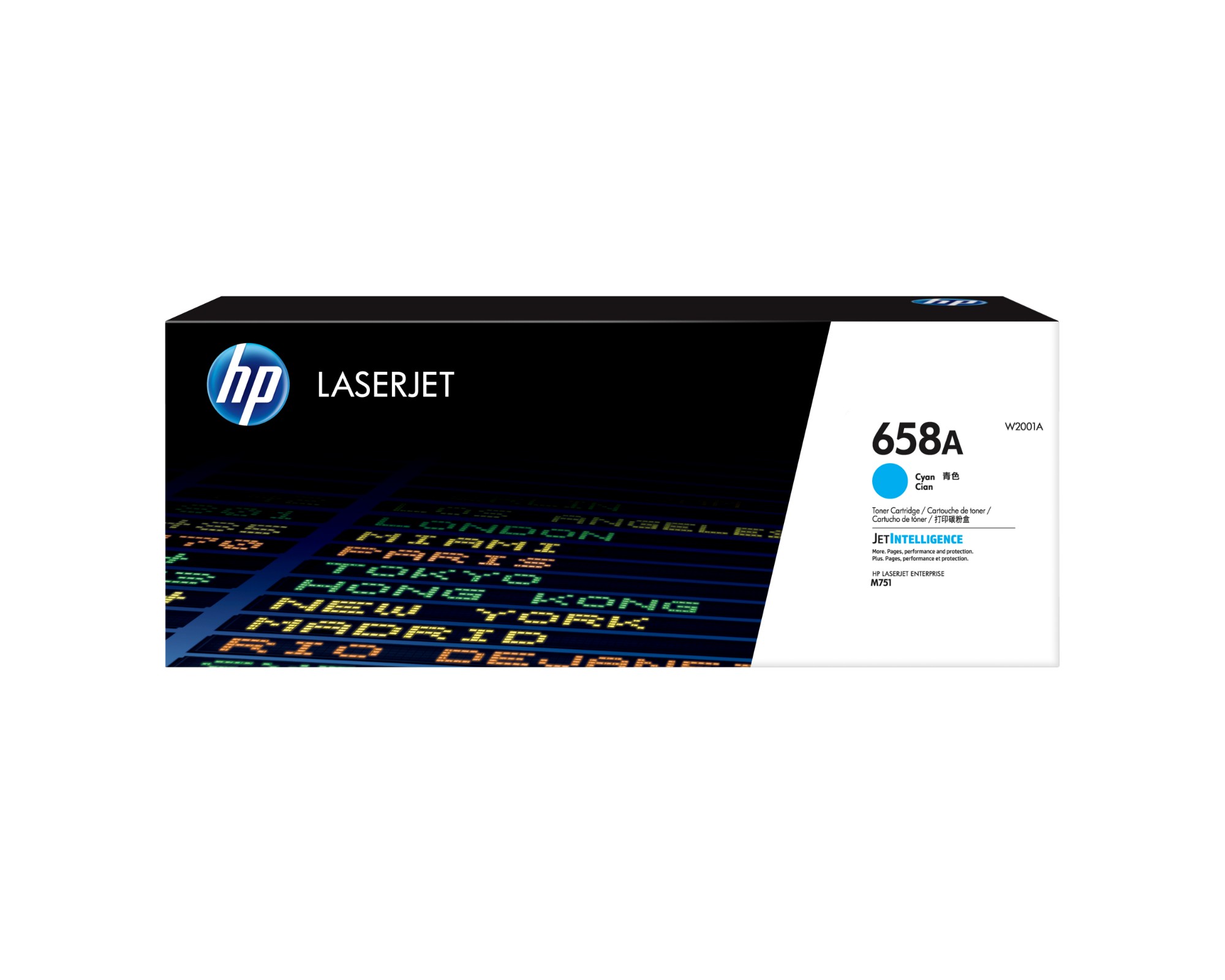 HP W2001A/658A Toner cyan. 6K pages ISO/IEC 19752 for HP M 751