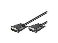 Microconnect MONCCS2 DVI cable 2 m DVI-D Black