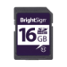 BrightSign 16GB SDHC Class 10 MLC