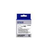 Epson Epson-etikettencassette voorgesneden ovaal LK-8WBWAB, zwart/wit 25 x 38 mm (140 etiketten)