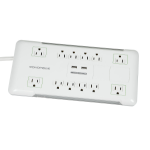 Monoprice 9202 surge protector White 12 AC outlet(s) 120 V 70.9" (1.8 m)