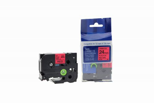 CTS Compatible Brother P-Touch TZe-451 Black on Red also for TZ-451 Label Cassette