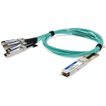 AddOn Networks ADD-Q28CIS28IN-O1M InfiniBand/fibre optic cable 1 m QSFP28 4x SFP28 AOC Aqua colour