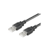 Microconnect USB2.0, M/M, 3m USB cable USB A Black