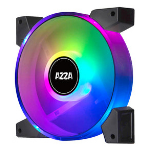 Azza HURRICANE II Computer case Air cooler 12 cm Black, White