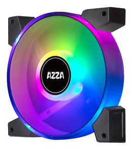 Azza HURRICANE II Computer case Air cooler 12 cm Black, White