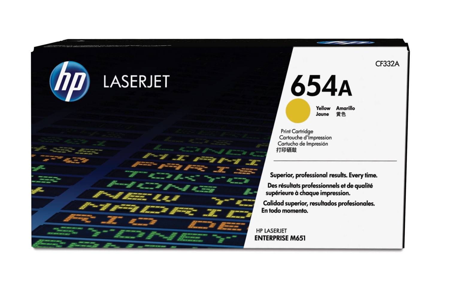 HP CF332A/654A Toner cartridge yellow. 15K pages ISO/IEC 19798 for HP