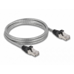 DeLOCK 80109 netwerkkabel Zilver 2 m Cat6a U/FTP (STP)