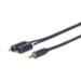 Vivolink PROMJRCA2.5 audio cable 2.5 m 3.5mm 2 x RCA Black