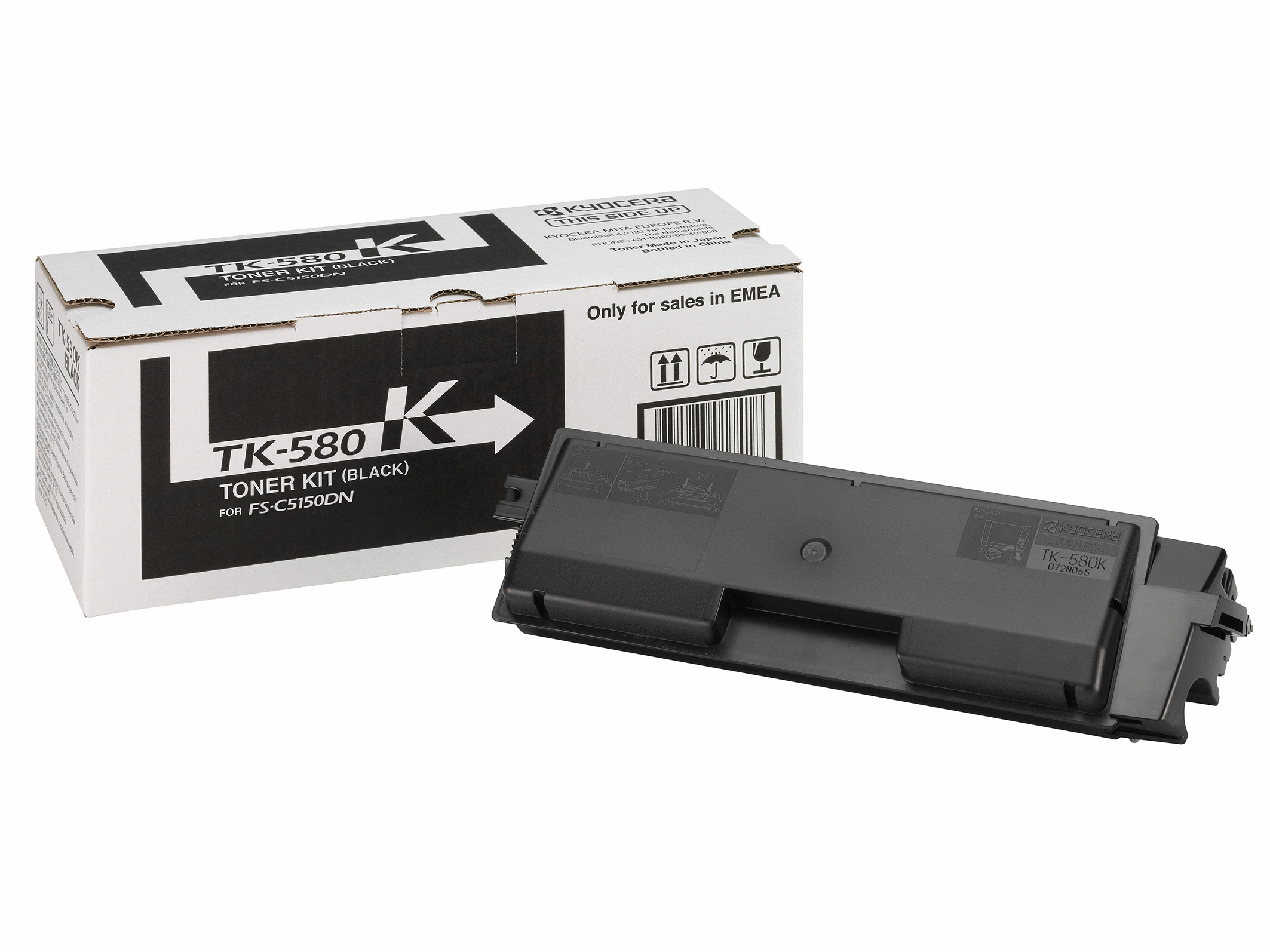 Image of Kyocera 1T02KT0NL0/TK-580K Toner black, 3.5K pages ISO/IEC 19798...