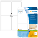 HERMA Address labels Premium A4 99.1x139 mm white paper matt 100 pcs.