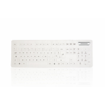 Accuratus 104V2 keyboard Medical USB QWERTY UK English White