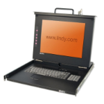 Lindy 21603 rack console 38.1 cm (15") 1024 x 768 pixels Steel Black 1U