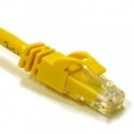 C2G 100ft Cat6 550MHz Snagless networking cable Yellow 30.5 m