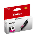 Canon 6510B001/CLI-551M Ink cartridge magenta, 319 pages ISO/IEC 24711 132 Photos 7ml for Canon Pixma IP 8700/IX 6850/MG 5450/MG 6350/MX 725