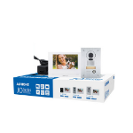 Aiphone JOS-1FW video intercom system 17.8 cm (7") Silver, White