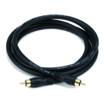 Monoprice 619 coaxial cable 71.7" (1.82 m) RCA RG-59/U Black