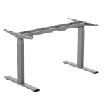 LogiLink Sit-stand desk frame, dual motor, easy-use controller, grey