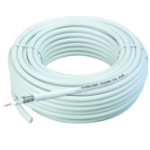 Schwaiger KOX996100002 coaxial cable 100 m White