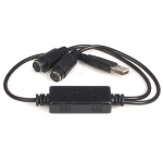 StarTech.com USBPS2PC PS/2 cable 17.1" (0.435 m) Black