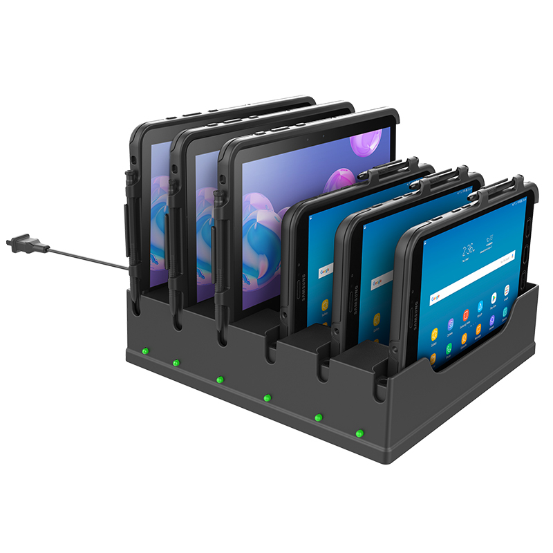 RAM Mounts RAM-DOCK-6G8P-OT1U charging station organizer Freestanding Black