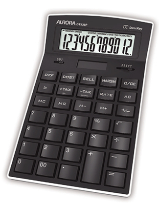 Image of Aurora DT930P calculator Desktop Display Black
