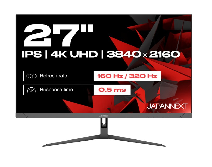 JAPANNEXT JN-I270UHD16FHD32 computer monitor 68.6 cm (27") 3840 x 2160 pixels 4K Ultra HD LED Black