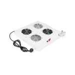 ROLINE 19-inch roof fan unit 2 fans, grey