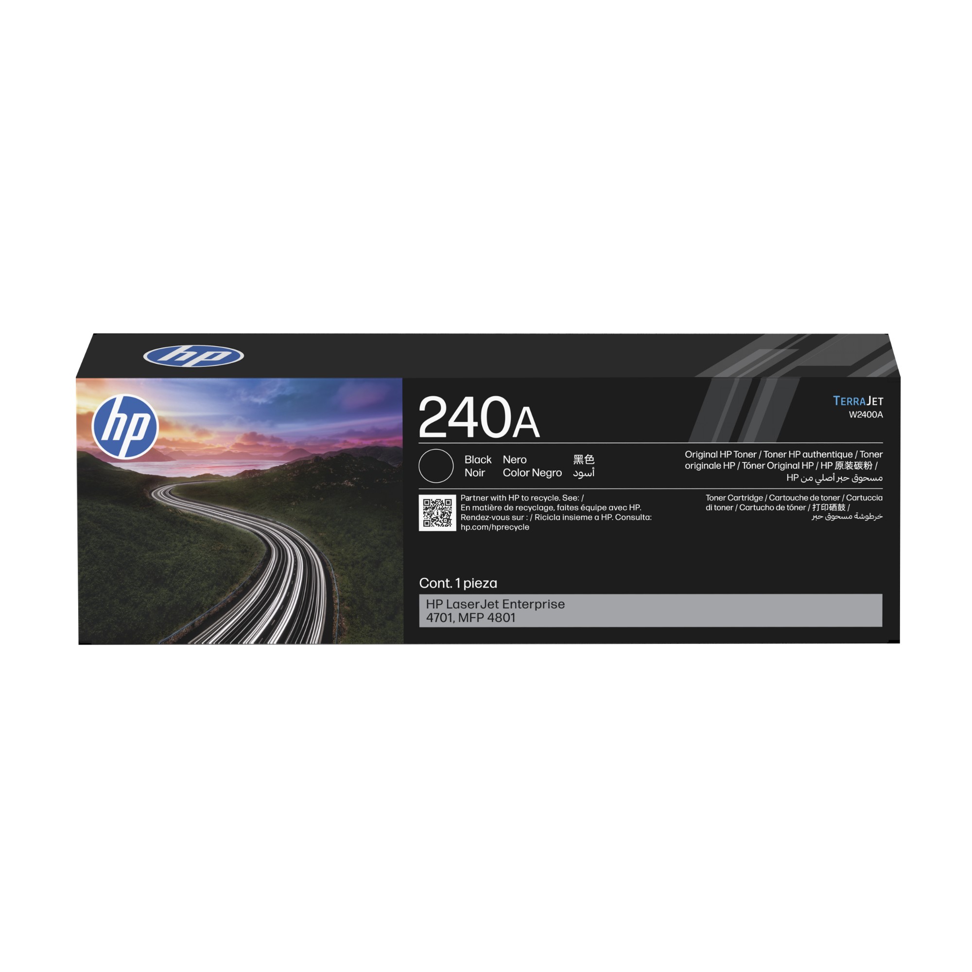 HP W2400A/240A Toner cartridge black. 2.3K pages ISO/IEC 19752 for HP