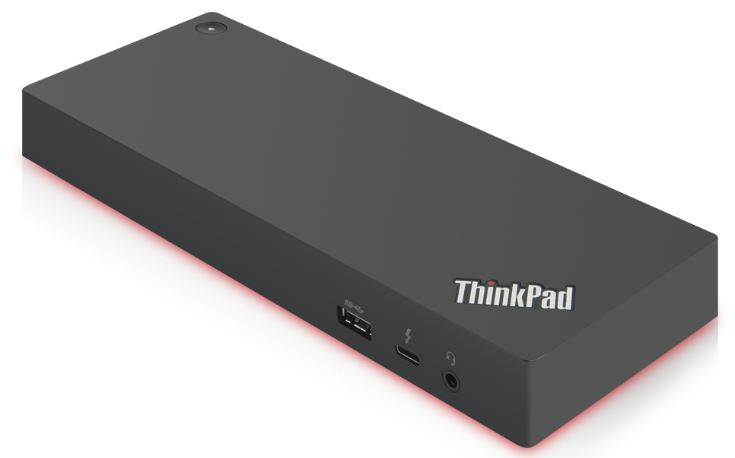 Lenovo 40AN0135IS notebook dock/port replicator Wired Thunderbolt 3 Black