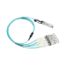 ATGBICS CBL-QSFP-4X10G-AOC5M Dell Compatible Active Optical Breakout Cable 40GBase QSFP+ to 4x10GBase SFP+ (850nm MMF 5m)