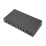 Digitus DN-80067 netwerk-switch Unmanaged Gigabit Ethernet (10/100/1000) Zwart