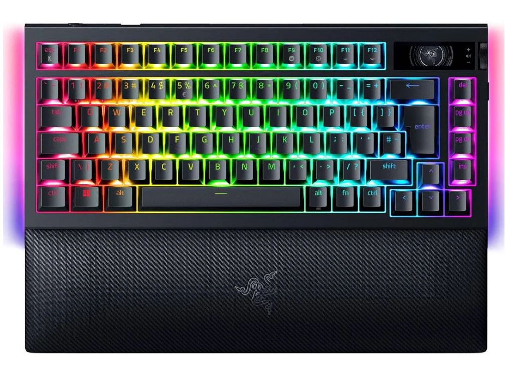 Razer BlackWidow V4 Pro keyboard Gaming USB + RF Wireless + Bluetooth QWERTY US International Black