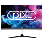 PIXL PX24IDHFP 24 Inch Frameless Monitor, Widescreen IPS LCD Panel, 5ms Response Time, 75Hz Refresh Rate, Full HD 1920 x 1200, HDMI, DisplayPort, Internal PSU, 16.7 Million Colour Support, Black Finish, 3 Year Warranty