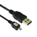 KOAMTAC 901000 USB cable USB 2.0 USB A Mini-USB A Black