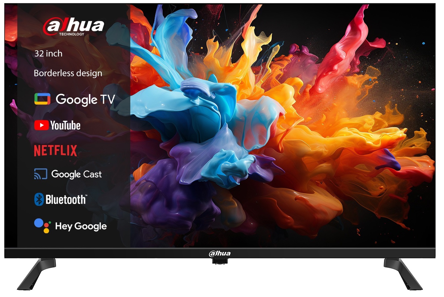 Dahua-TV Dahua LTV32-SG100 32'' HD Google TV with HDR10, Dolby Digital Plus & Voice Control Remote