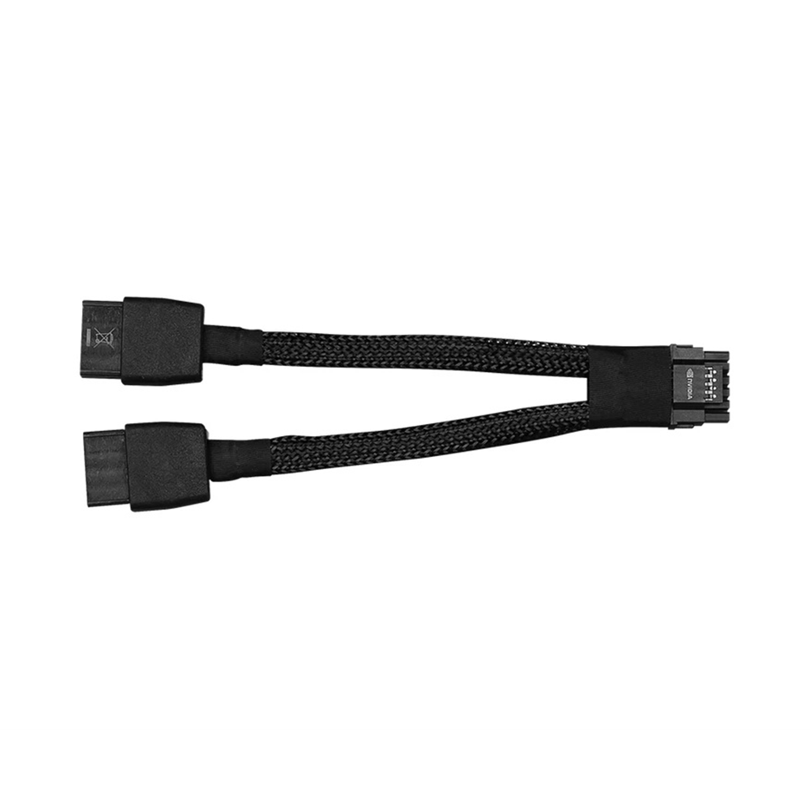 TARGET Replacement 12VHPWR 12+4Pin PCIe 5.0 to 2x8Pin (6+2P) Power Cable 10 cm Braided