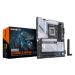 GIGABYTE B860 GAMING X WIFI6E Motherboard - Intel Core Ultra Series CPUs, 12+1+2+1 Phases VRM, up to 9066MHz DDR5, 1xPCIe 5.0 + 2xPCIe 4.0 M.2, 2.5GbE LAN, WIFI 6E, USB4