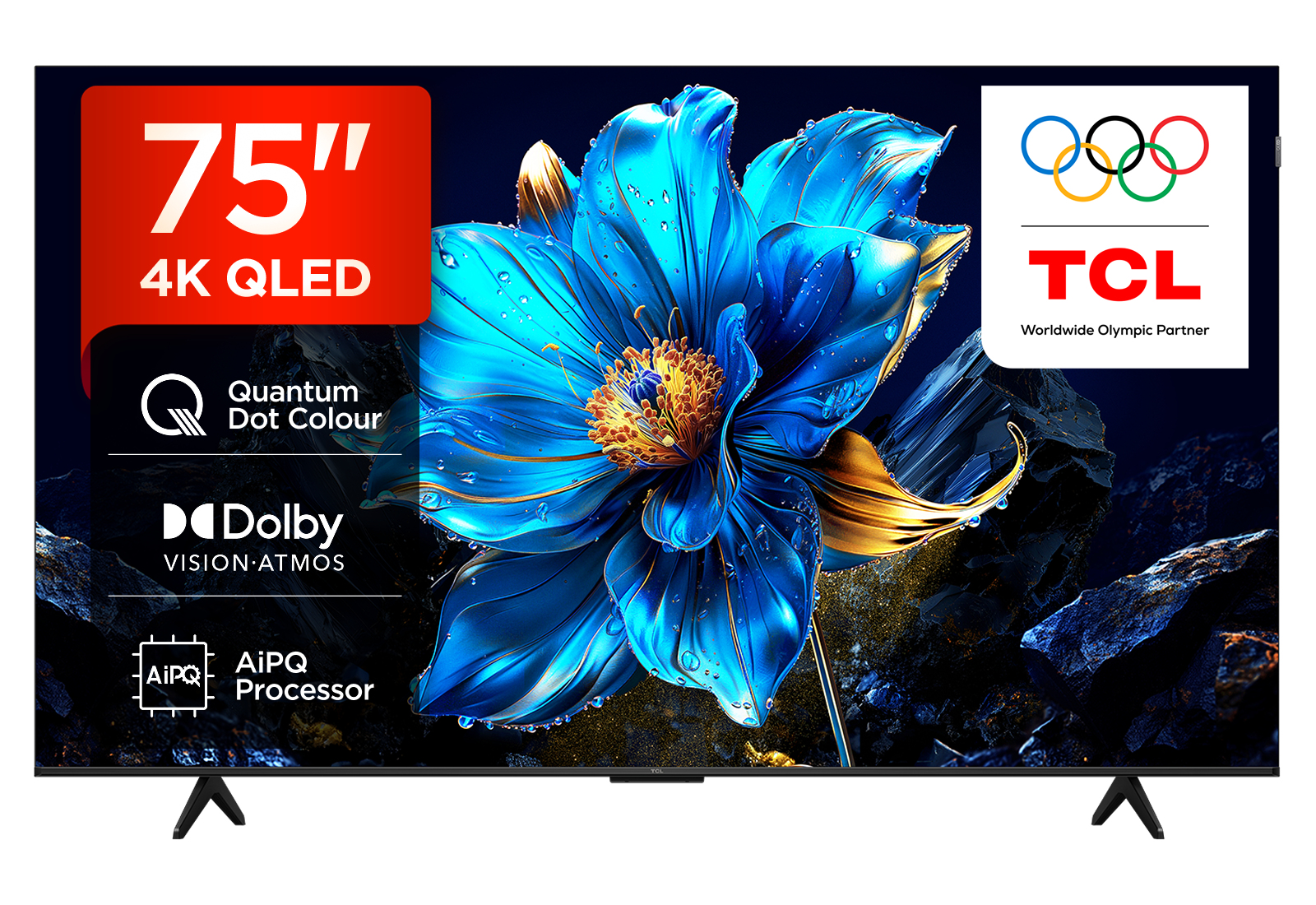 Tcl 75P7k-Uk Tv 190.5 Cm (75") 4K Ultra Hd Smart Tv Wi-Fi Metalli