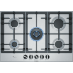 Bosch Serie 6 PCQ7A5B90 hob Stainless steel Built-in 75 cm Gas 5 zone(s)