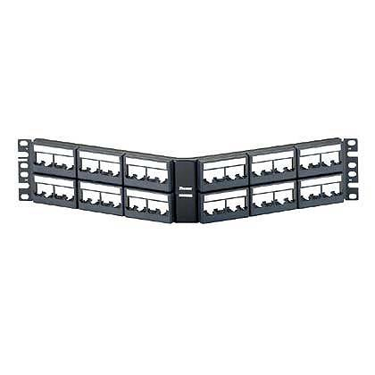 CPPLA48WBLY Panduit 48PT ANGLED PATCH PANEL W/ LBL