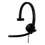 Logitech H570e - Headset - on-ear - wired - USB-C - Certified for Microsoft Teams