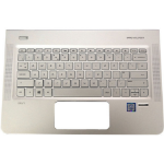 HP 829305-131 laptop reserve-onderdeel Behuizingsvoet + toetsenbord
