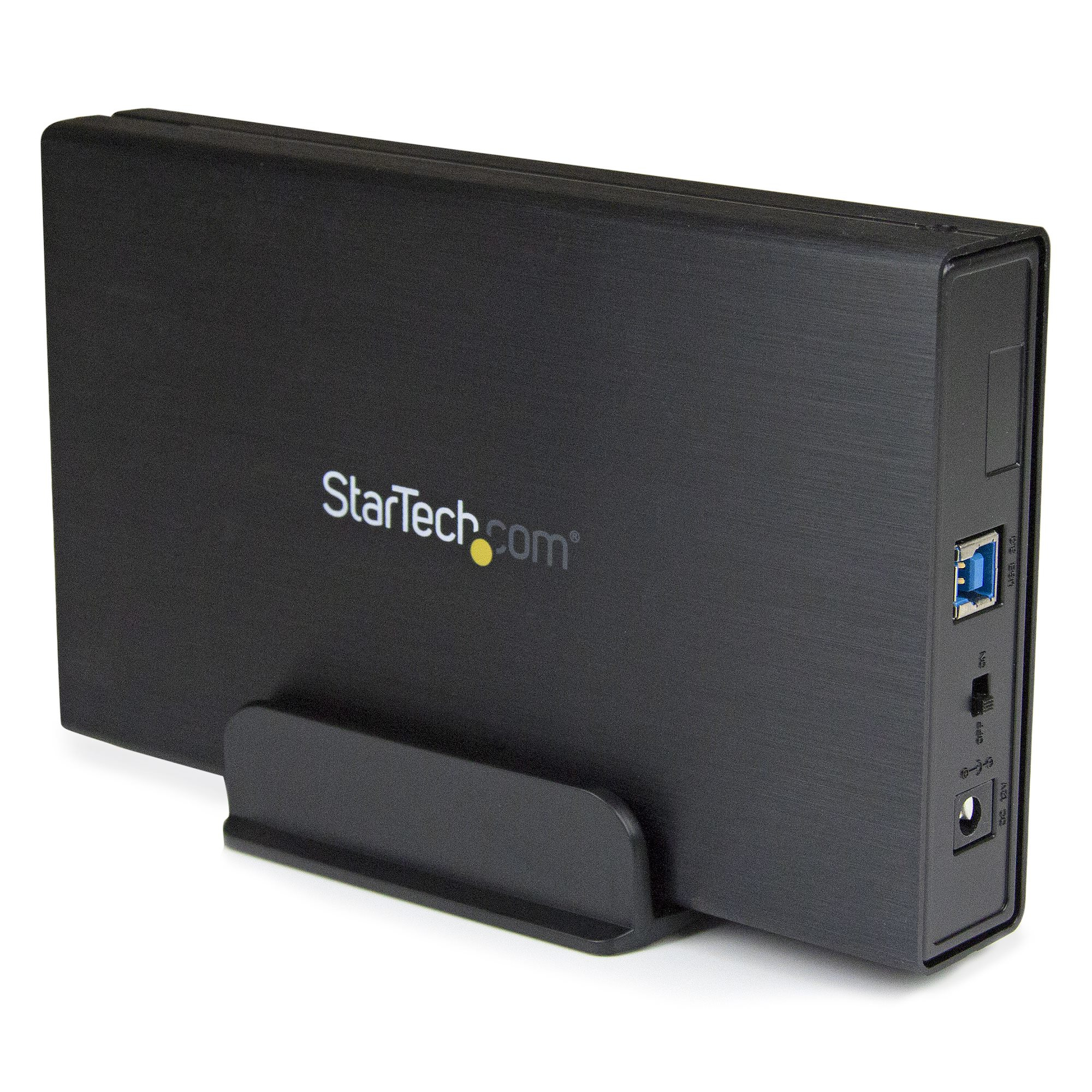 Image of StarTech.com 3.5in Black USB 3.0 External SATA III Hard Drive...
