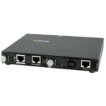 Perle SMI-100-M1SC2D - Fast Ethernet IP Managed Media Converter. 100BASE-TX (RJ-45) [100 m/328 ft.] to 100BASE-BX 1550nm TX / 1310nm RX single fiber multimode (SC) [2 km/1.2 miles]